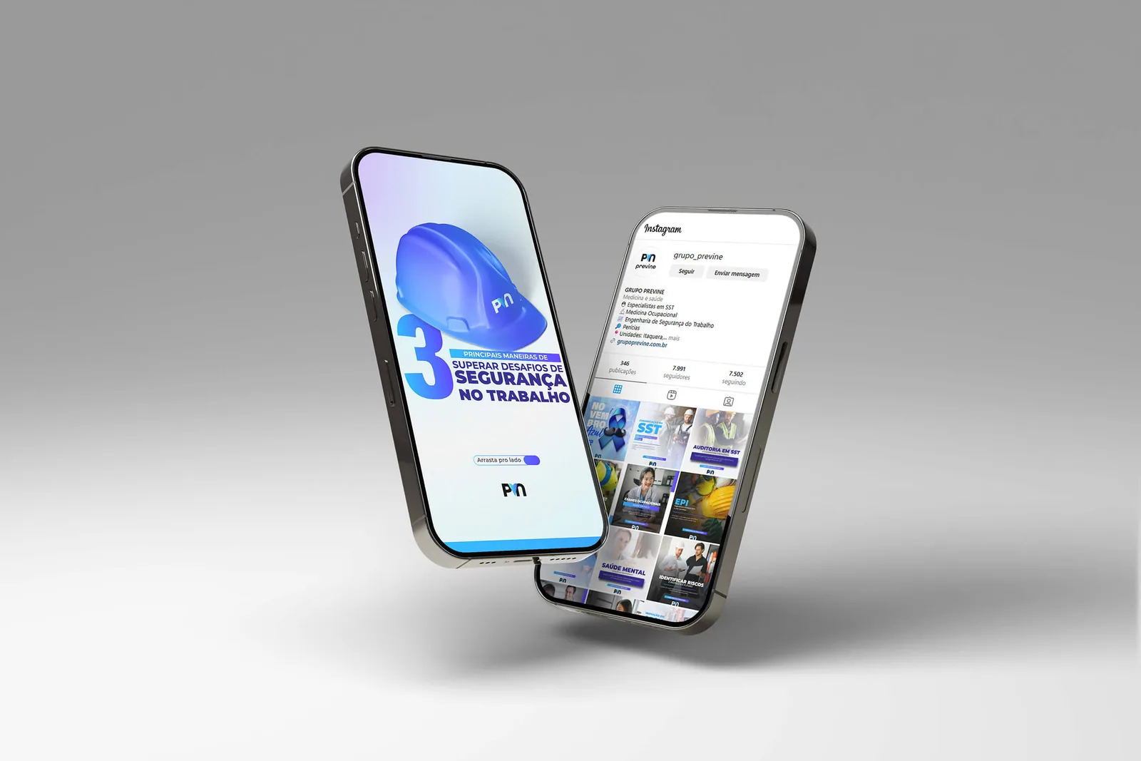 Calendário editorial Grupo Previne — peça mensal