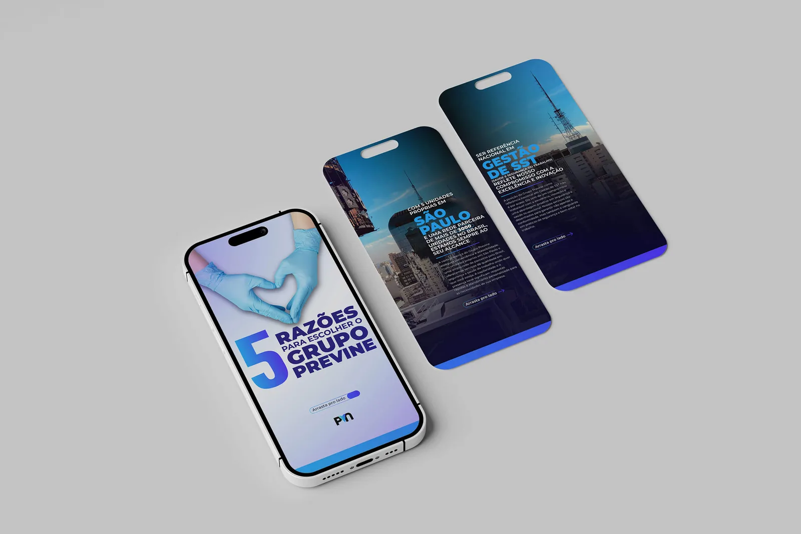 Conteúdo orgânico Grupo Previne para Instagram