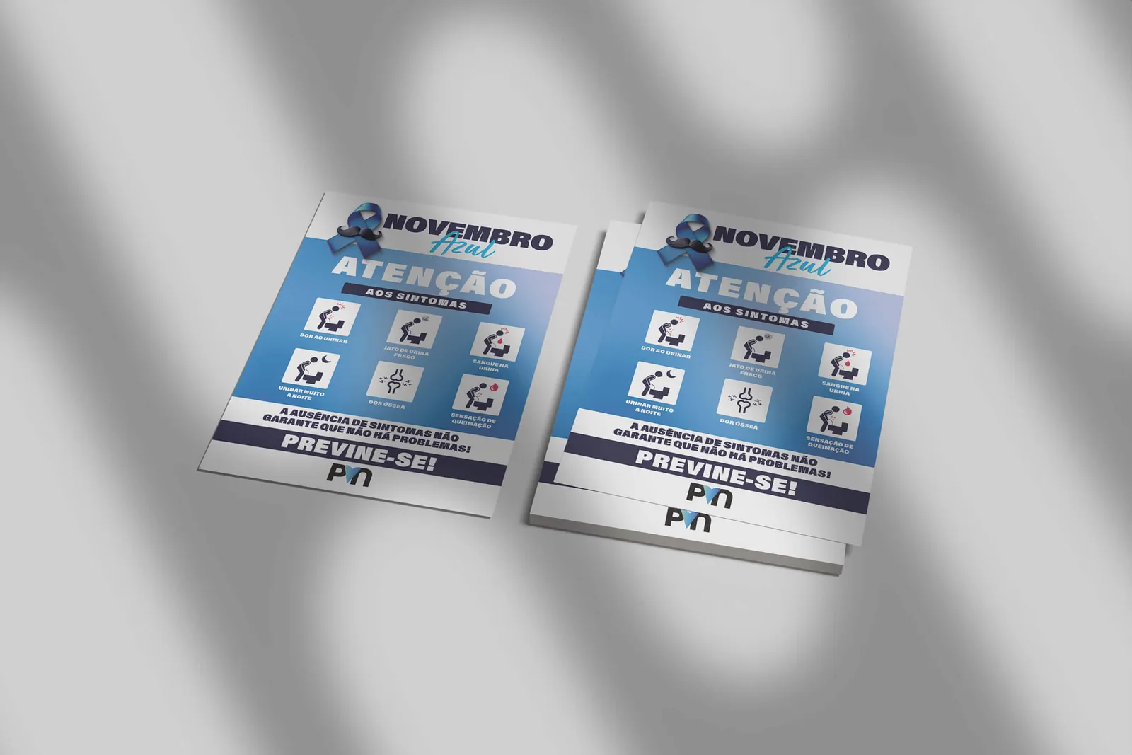 Padrão visual Grupo Previne aplicado às marcas
