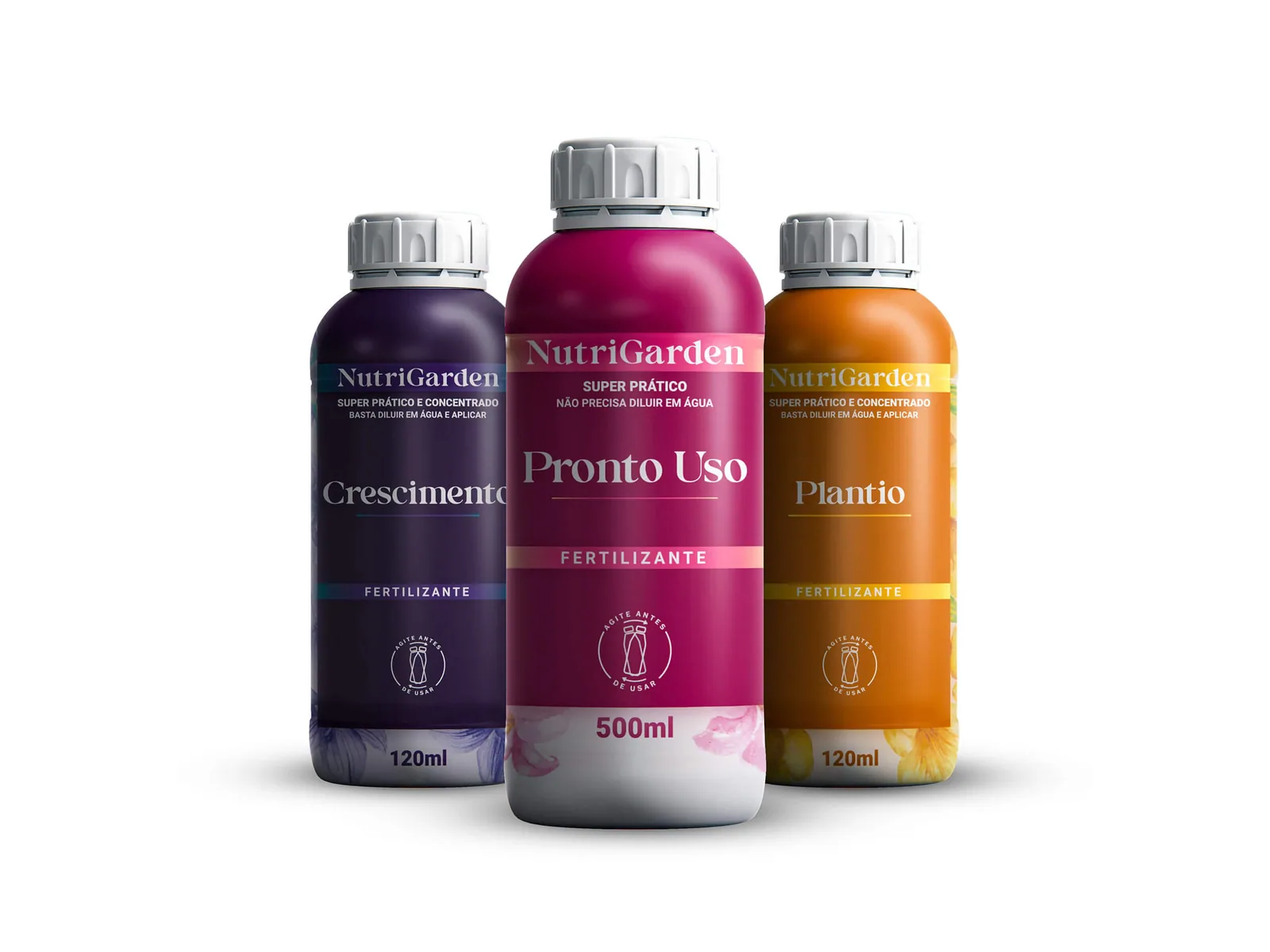 Variação de embalagens NutriPlanta por sabor