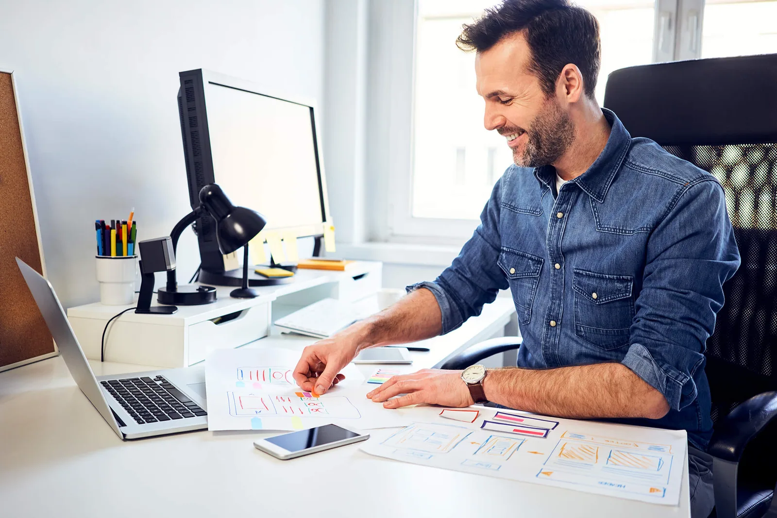 Landing page de captação