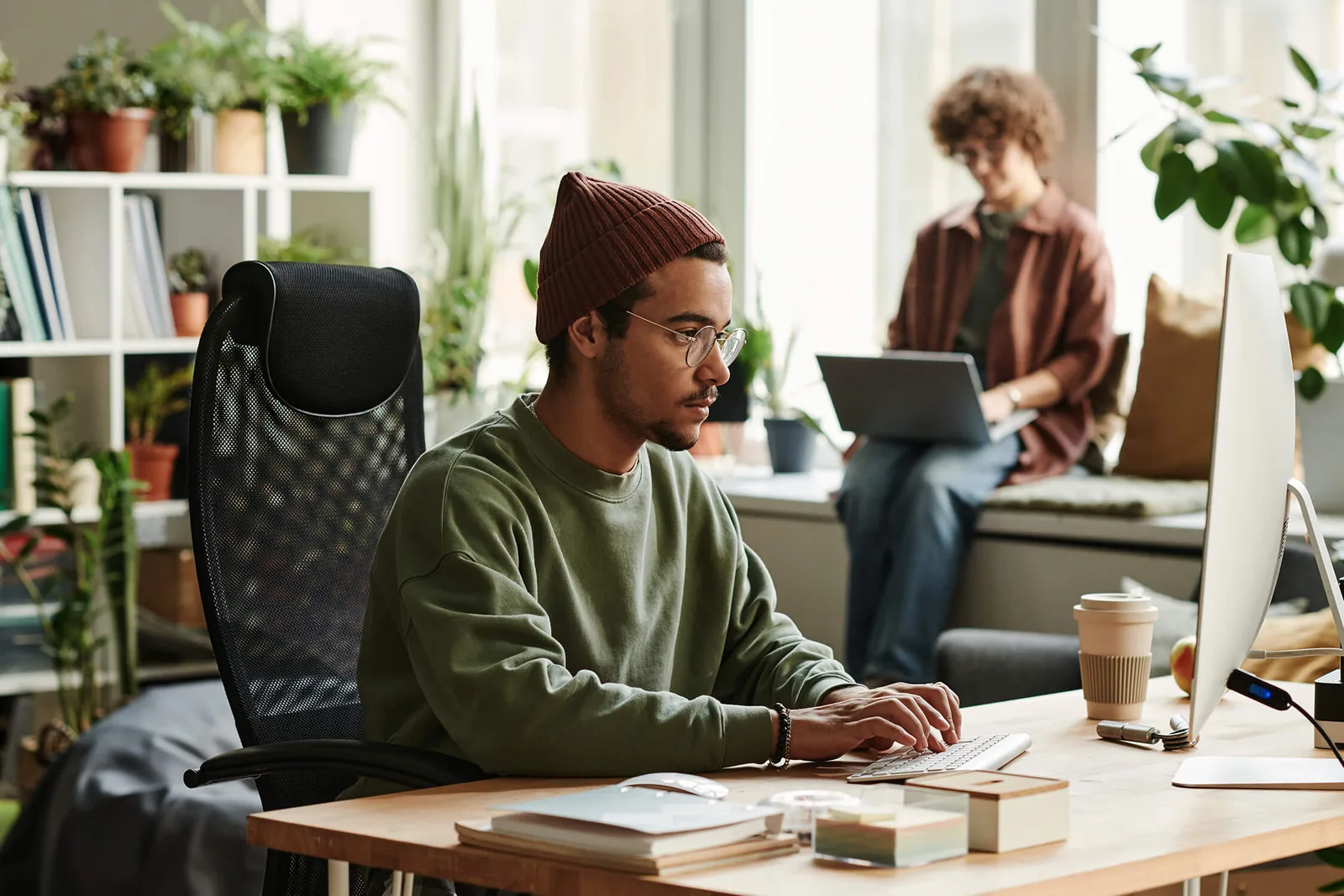 Site institucional — visualização desktop